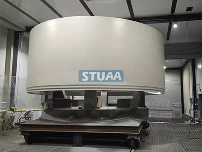 風(fēng)電轉(zhuǎn)子房機器人噴砂-噴鋅-噴涂智能自動線體