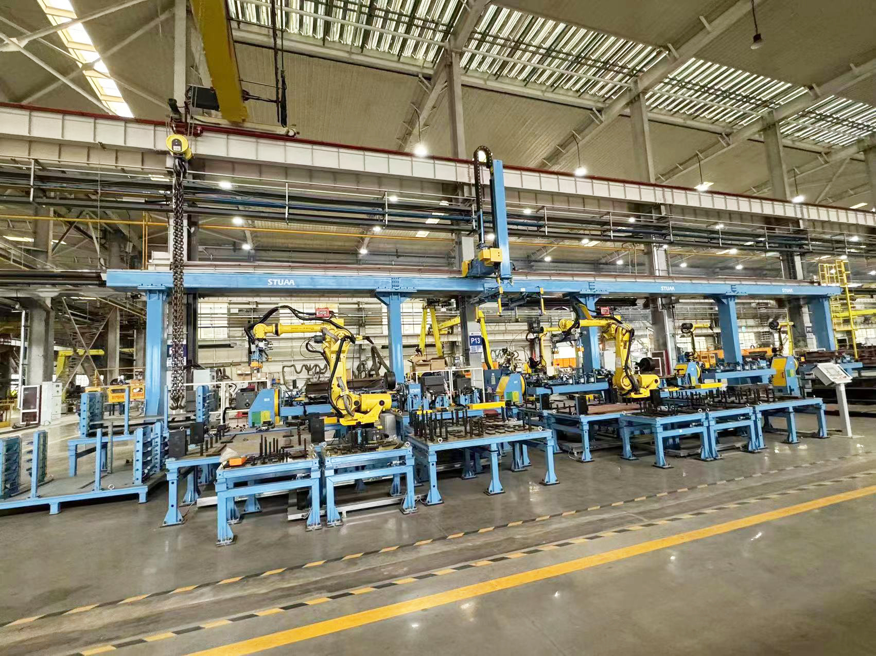 電纜槽自動(dòng)組對(duì)、焊接生產(chǎn)線